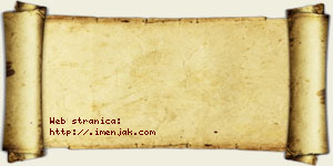 Milena Ognjanović vizit kartica